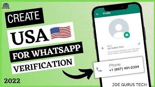 How To Create USA Phone Number For WhatsApp Verification 2023 - USA Number for Apps verification