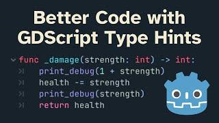 Enable GDScript Type Hints for Better Code | Godot 4 Quick Tip