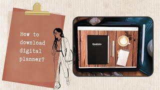 How to Import Digital Planner to Goodnotes & Use It