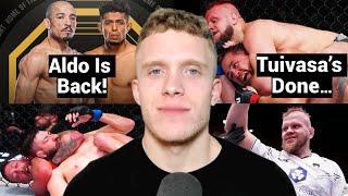 Marcin Tybura Earns His Freedom, Tai Tuivasa's Done & Jose Aldo Is Back! UFC Fight Night Recap