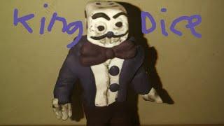 making king dice from cuphead in polymer clay
