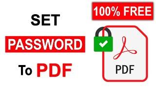 How to Add Password to PDF | Password Protect PDF (Free & Easy)