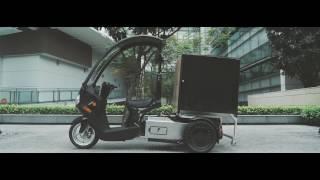 SingPost x TUMCREATE: 3-Wheel Electric Scooter