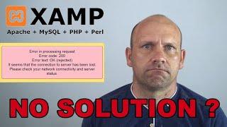 XAMMP Error:200 - Is there a solution for when phpMyAdmin lost connection to the server - SACRE Live