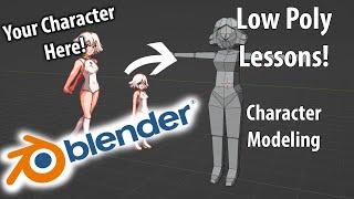 Low Poly Character Modeling Tutorial 1