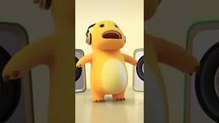 animasi dino kuning joget tiktok