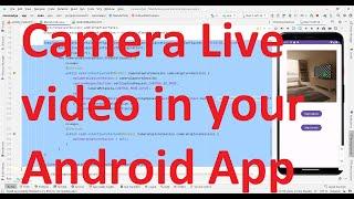 How to live stream video from camera using the new createCaptureSession API in Android App? - API 34
