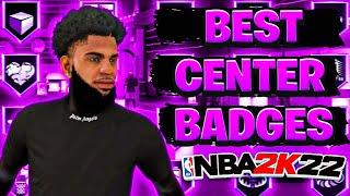 THE *NEW* BEST BADGE SETUP FOR COMP CENTERS on NBA 2K22 (BEST BADGES TO USE)