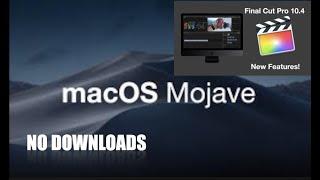 HOW TO FIX FINAL CUT PRO X WITH NEW MACOS MOJAVE (No downloads)