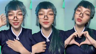 rikkayuki || rikka yuki live tiktok sambil ngecosplay