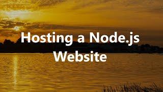 Hosting a Node.js site with HelioHost