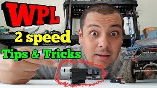 WPL 2 speed gearbox and 370 motor tips and tricks.