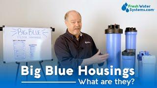 What are Big Blue Water Filter Housings and How Do They Work?