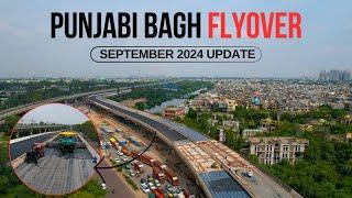 Punjabi Bagh Flyover : 100% DECK SLAB Completed | Road laying also started #detoxtraveller