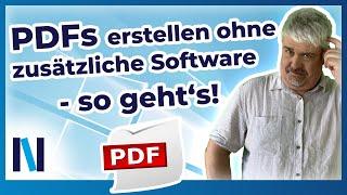 PDFs schnell, einfach und kostenlos über den Drucker erstellen