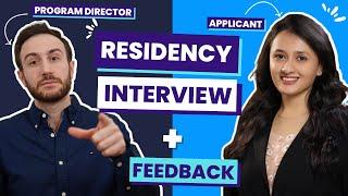 Residency Interview Preparation Mock Session | Residency Interview Questions and Answers