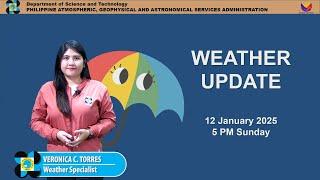 Public Weather Forecast issued at 5PM | January 12 , 2025 - Sunday