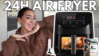 CHALLENGE 24h AIR FRYER | UNE JOURNEE DANS MON ASSIETTE avec CHEFREE AF500‍