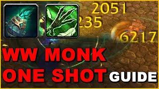 WOW SHADOWLANDS - WW Monk 9.1 HOW TO ONE SHOT