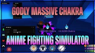 Anime Fighting Simulator script hack | GODLY MASSIVE CHAKRA, GODMODE | SWHUBV2 PREMIUM