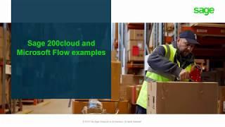 Sage 200 - Microsoft Flow examples