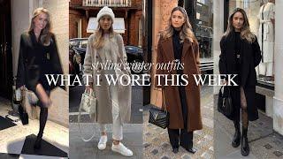 WHAT I WORE THIS WEEK | WINTER OUTFIT IDEAS | Kate Hutchins