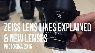 Zeiss New Lenses & a Look at the Company Different Lens Lines - Photokina 2016