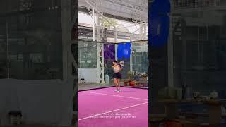 ANYA GERALDINE, VIDI, JEROME POLIN MAIN PADEL #anya #jeromepolin #vidialdiano #shorts #padel #sport