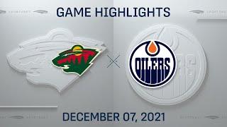 NHL Highlights | Wild vs. Oilers - Dec. 7, 2021