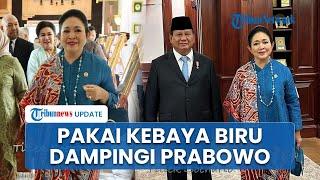 Titiek Dampingi Presiden Prabowo Hadiri Sertijab Menhan, Tampak Anggun Kenakan Kebaya Biru