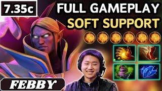 7.35c - Febby INVOKER Soft Support Gameplay - Dota 2 Full Match Gameplay