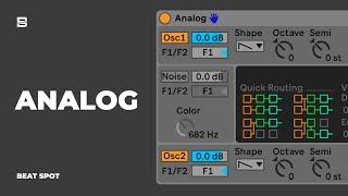 Analog | Instrument | Ableton Live Tutorial