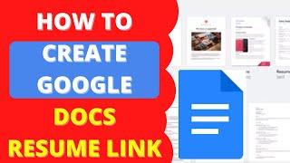 How to Create Google Docs Resume Link and Share it