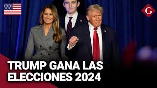 DONALD TRUMP gana las ELECCIONES de EE.UU. 2024 y vuelve a la CASA BLANCA | Gestión