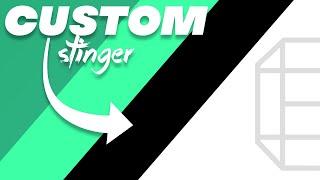 How To Make A Custom Stinger Transition In After Effects!