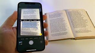 iOS 15 Live Text - scan, copy, cut, paste & translate any text with iPhone camera