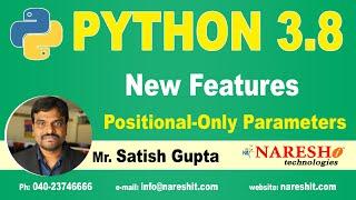 Positional only Parameters | Python New Features 3.8 Tutorial