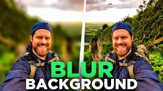 How to Blur Background of a Video