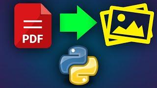 How to convert pdf to image (jpg and png) using Python on windows 10
