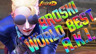 Street Fighter 6 Broski A.K.I. World Dangerous A.K.i. Powerful Gameplay !FightingGameWorldX