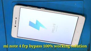 redmi note 4 frp bypass miui 9 / redmi note 4 frp bypass / mi note 4 frp bypass 2024 / frp remove