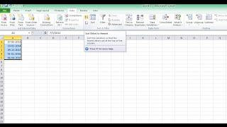 How to sort by date in excel