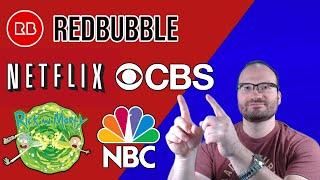 RedBubble Fan Art Program - Legally Sell Merch For Netflix, CBS, and NBC Shows!