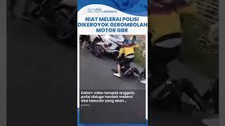 Viral Video Geng Motor Keroyok Anggota Polisi di Bandung yang Diduga Hendak Gagalkan Tawuran