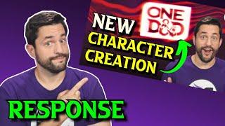 Response to One D&D Character Creation | 1st level Feats, Ardling, and more