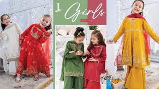 J. junaid jamshed Girls Eid  collection 2022