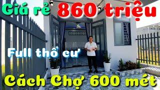 Bán rẻ căn nhà 860 triệu mới xây đất thổ cư 100% có 3 phòng ngủ 2 toilet gần Chợ Long Vĩnh Tây Ninh