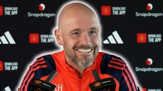 'Martinez, Mazraoui and De Ligt are all AVAILABLE FOR TOMORROW!'  Erik ten Hag  Man Utd v Barnsley