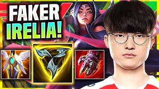 FAKER IS SO CLEAN WITH IRELIA! - T1 Faker Plays Irelia Mid vs Kassadin! | Season 11