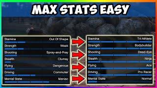 HOW TO GET MAX STATS SOLO TUTORIAL - GTA 5 ONLINE (FAST & EASY)